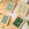 Scrapbook Paper, 24 Sheets/24 Designs Vintage Green Scrapbook Paper Set, Double-Sided Garden Pattern Floral Decorative Craft Paper For DIY Card Making Photo Album Journal Decor